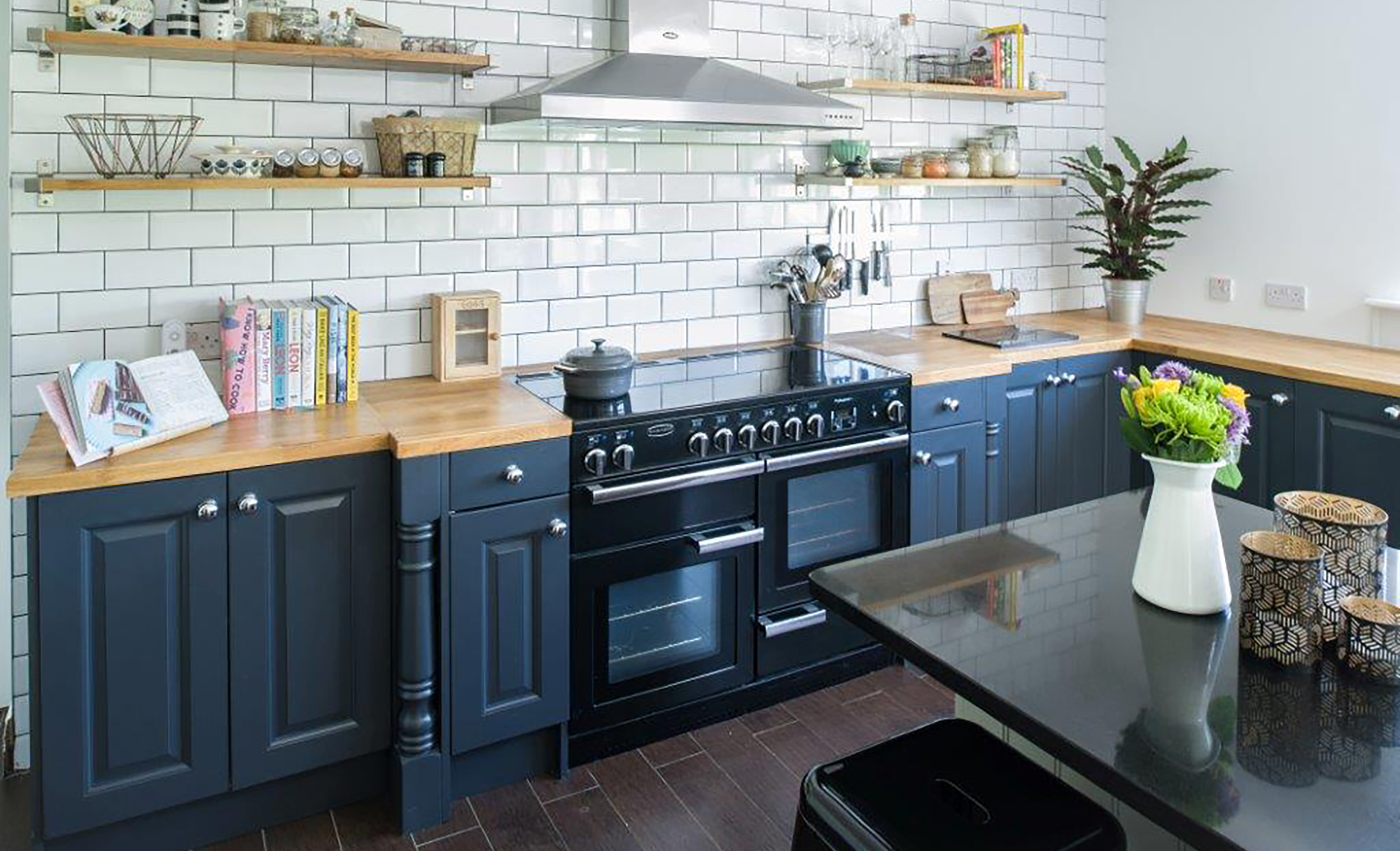 Dante Painted Kitchen in Anthracite, Monk House in Naul, Co.Dublin by Tierney's Kitchens